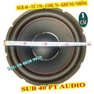 Loa bass sub 40 martin từ 170 coil 76 chỉ đỏ cao cấp - giá 1 loa