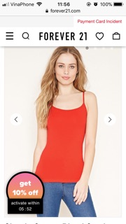 Áo 2 dây F21 dư xịn