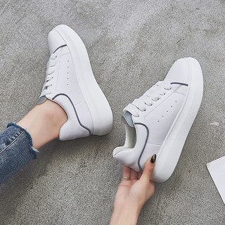 Giày Sneaker MCQ Phản Quang Dây Lụa Cao Cấp Full Box Full Bill