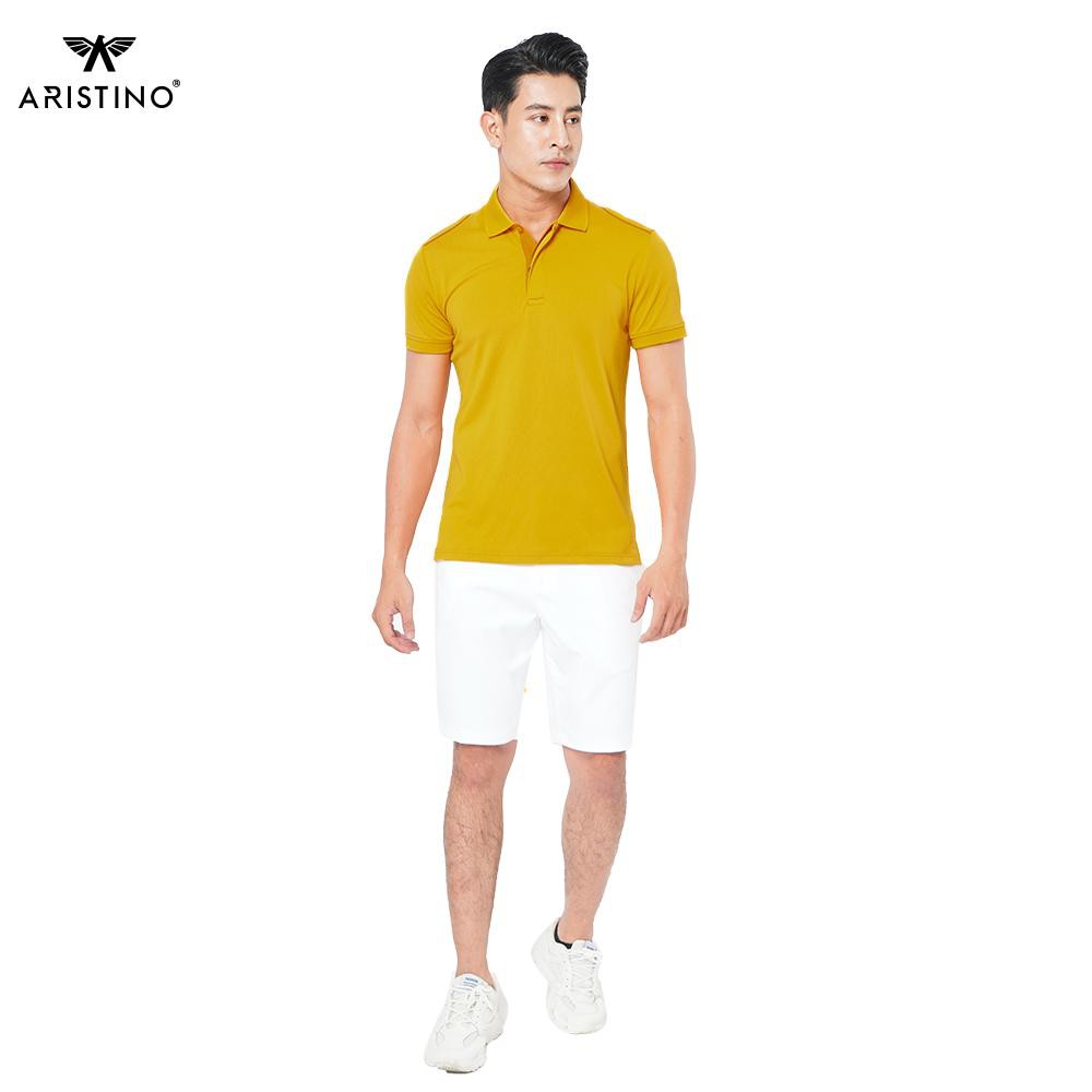 Tết🌺Sale Áo Polo Nam Aristino APS074S7 Sợi Cupro Cao cấp mềm mại thoáng mát vượt trội