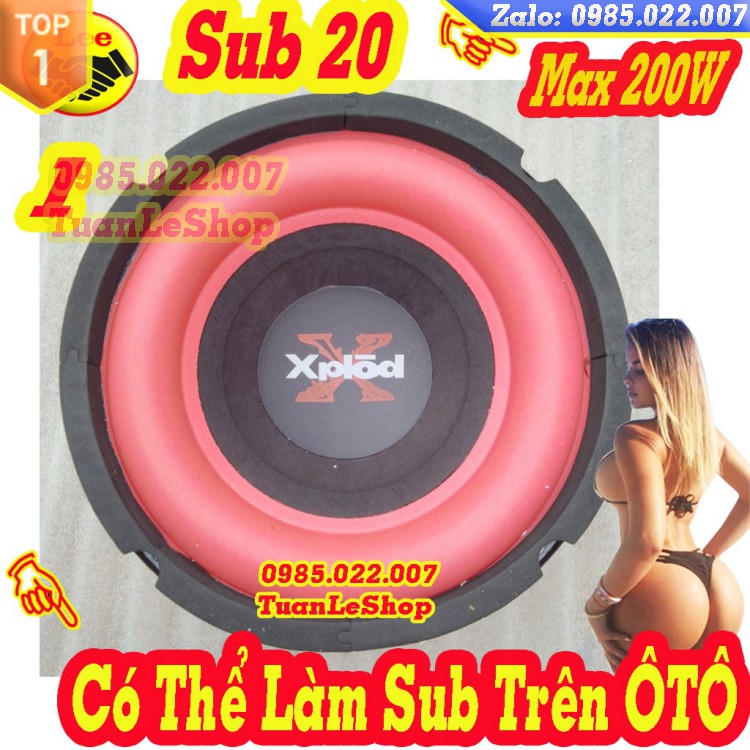 LOA SUB 2 TẤC - LOA SUB 2 TAC TỪ 100 CAO CẤP - GIÁ 1 LOA SUB 20 ĐỎ