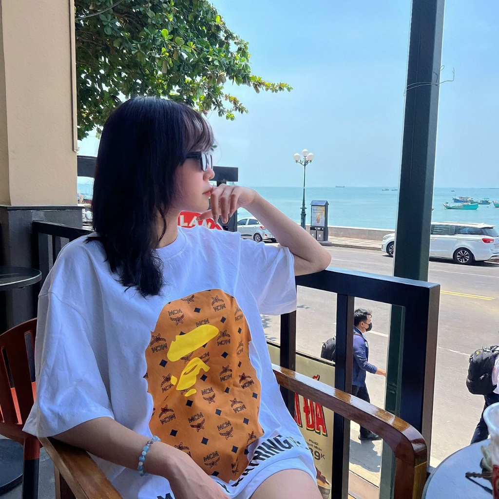 [Best Quality]Áo Thun Bape, Áo Thun Cộc Tay In Hình Bape Nam Và Nữ Hàng Cao Cấp 100% Cotton Full Tag,Túi Bọc Bape