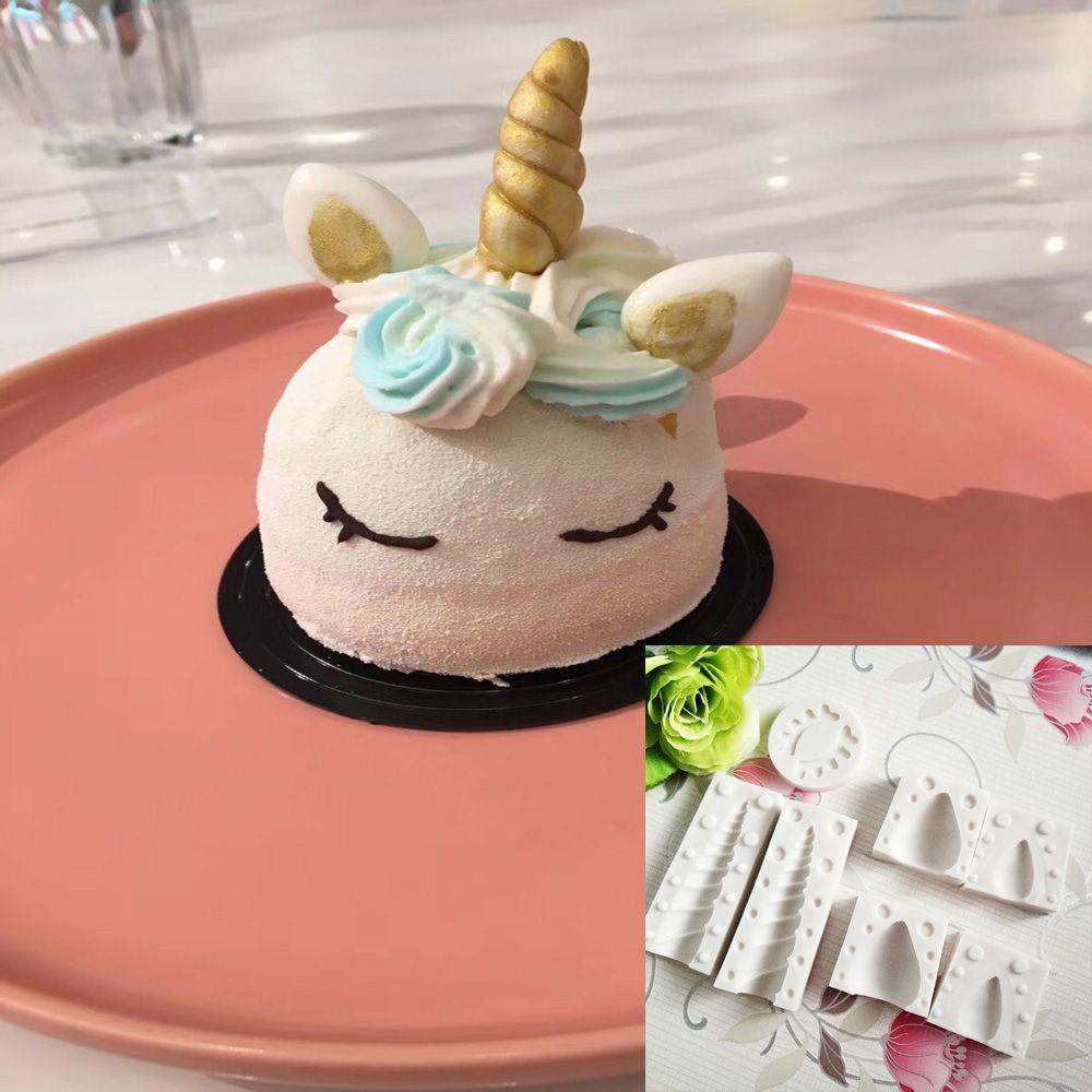 Khuôn Silicone Tạo Hình Làm Bánh Kẹo Hình Kỳ Lân