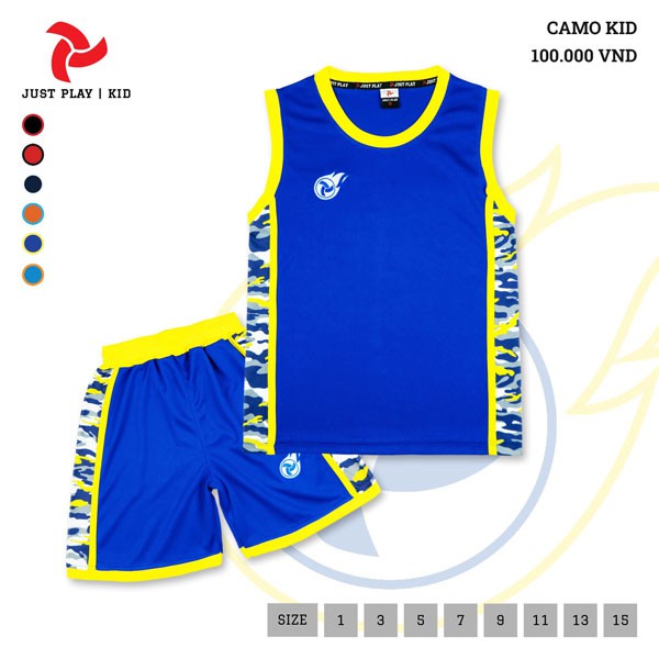 [Rẻ nhất Shopee] Bộ quần áo bóng rổ trẻ em cao cấp vải Mè cực xịn