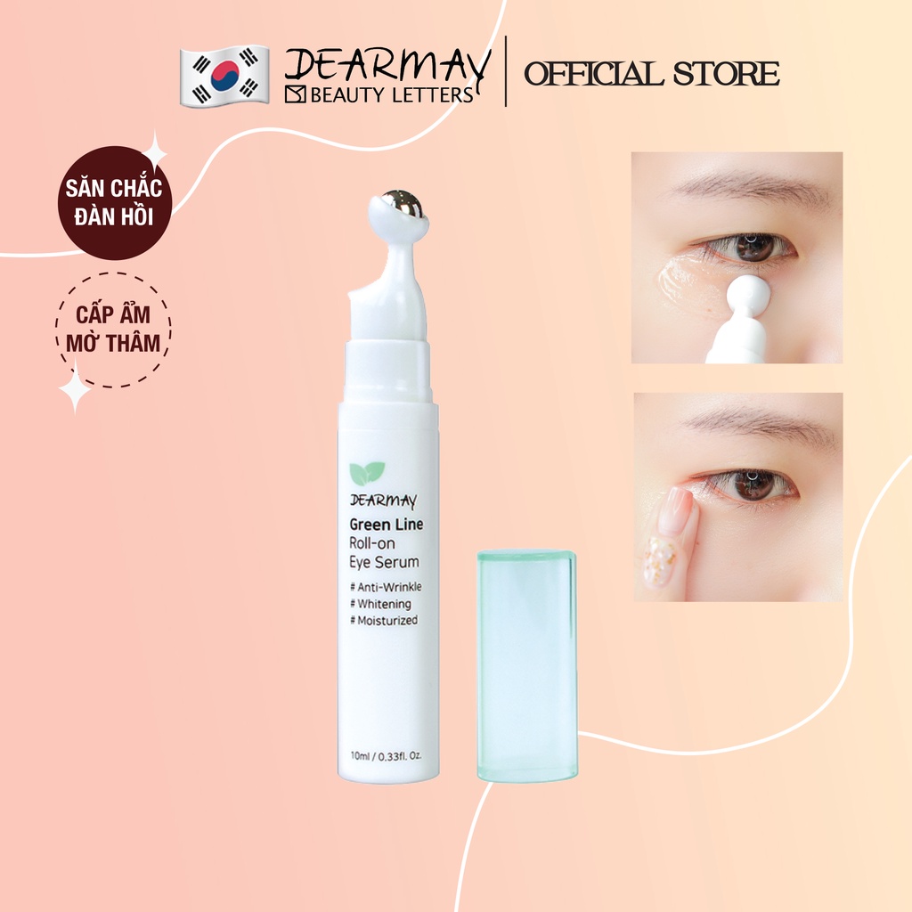 Thanh Lăn Mắt Dearmay Green Line Roll-on Eye Serum 10ml