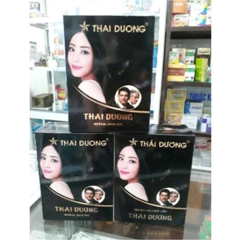 Dầu gội đen tóc thảo dược Thái dương