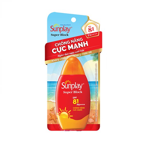 Sunplay Sữa Chống Nắng SPF81 đi biển 30g Super Block