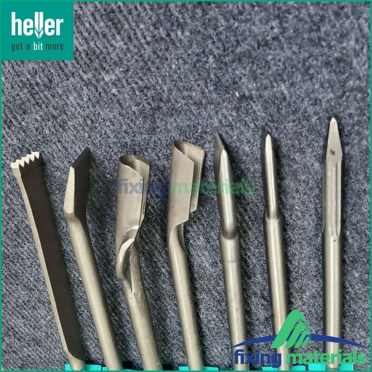 Mũi đục bê tông Heller chuôi gài SDS Plus