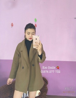 Áo dạ Hàn Quốc