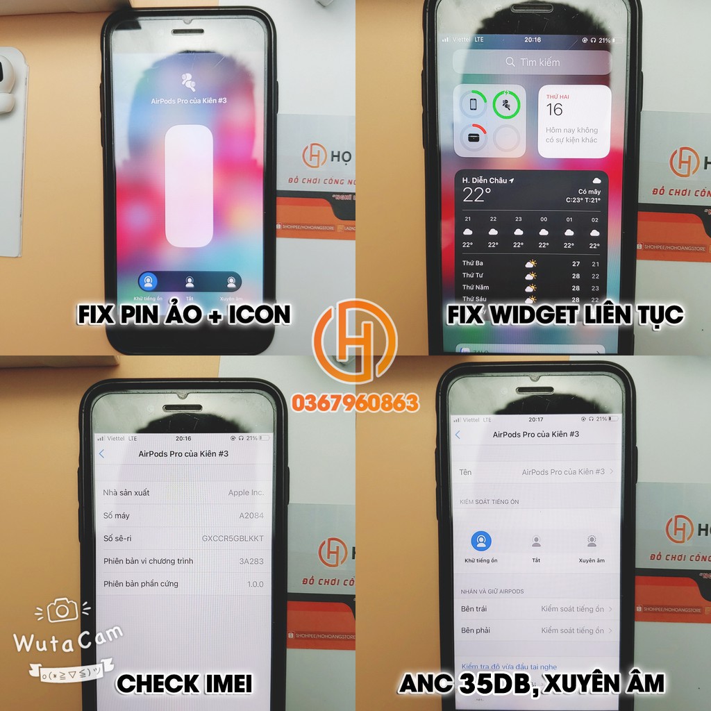 Tai nghe AirPro Louda 1562A Cao Cấp 2021 Update Âm thanh Không gian - Xuyên Âm - Chống Ồn - Âm Thanh HD Pro | BigBuy360 - bigbuy360.vn