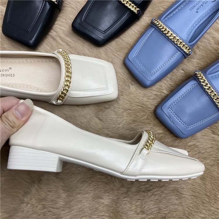 [ Mã 66CBSALE giảm 30K đơn 200K] Giày búp bê mũi vuông thời trang dành cho nữ | BigBuy360 - bigbuy360.vn