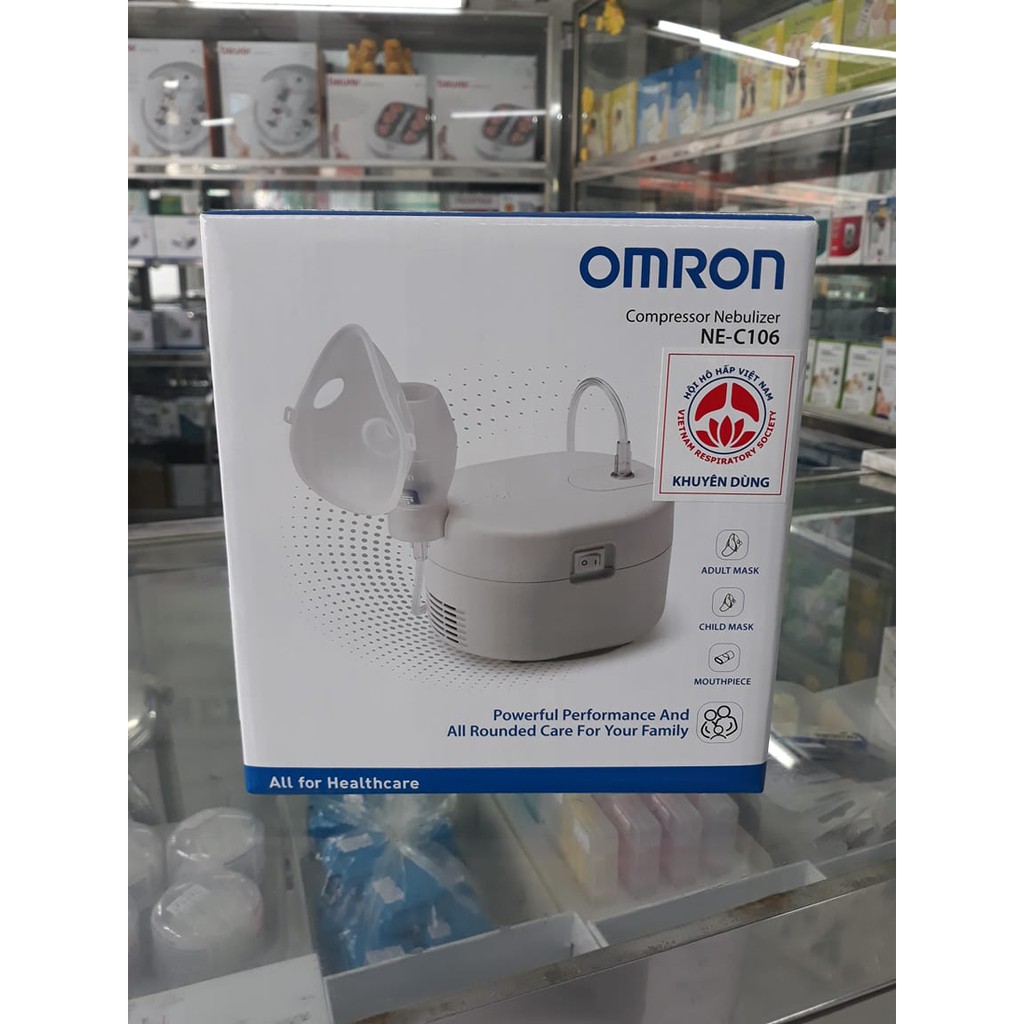 MÁY XÔNG KHÍ DUNG OMRON NE-C106 - BẢO HÀNH CHÍNH HÃNG 2 NĂM