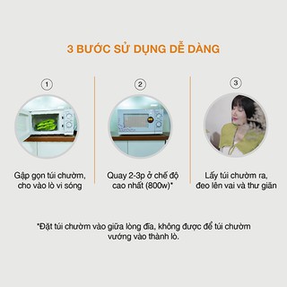 Túi chườm nóng thảo dược giảm đau vai gáy cổ, giãn cơ căng cứng - ảnh sản phẩm 6