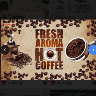 Tranh dán tường 3D trang trí quán cafe