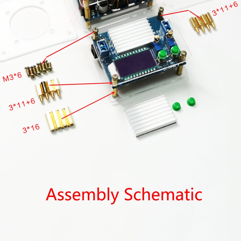 Mô-đun Điều Chỉnh Nguồn Điện DC 0.5-30V 6A 60W / 4A 35W