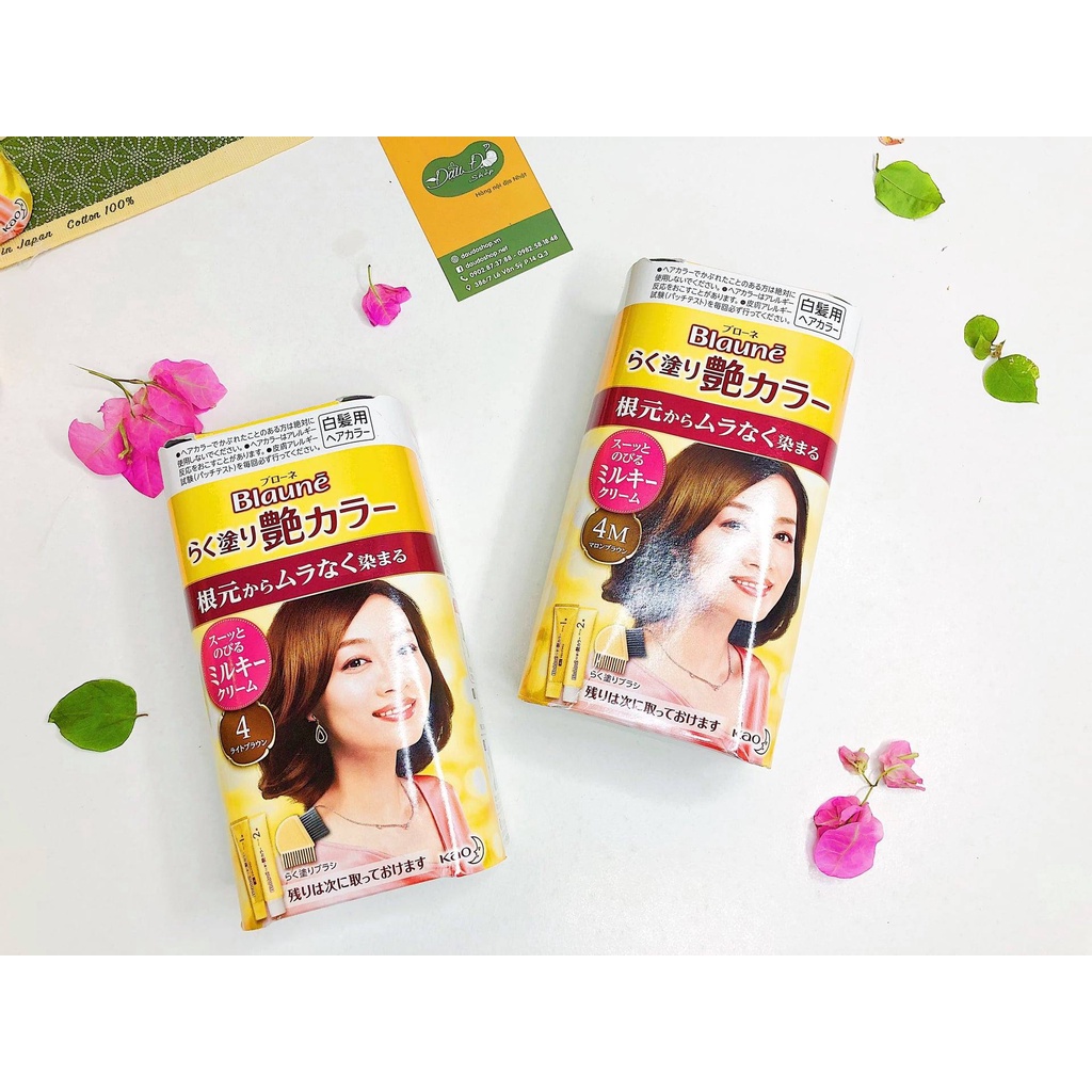 [NHIỀU MÀU] Nhuộm tóc Blaune Kao - Hàng nội địa Nhật