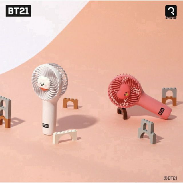 [SẴN TATA] MINI HANDY FAN BABY BT21 OFFICAL / QUẠT CẦM TAY MINI BABY BT21