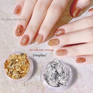 Hũ Giấy ẩn Vàng-Bạc hottrend chuyên dụng ẩn nail xinh sang chảnh
