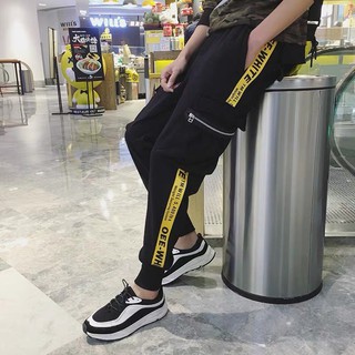 Quần dây chữ OFF WHITE túi khoá HDA8521 chất đẹp [có ảnh thật]