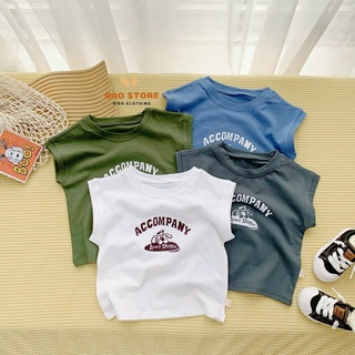 Áo sát nách cho bé hãng BERNI, áo thun ba lỗ sát nách cotton 8-22kg