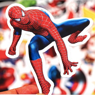Bộ 30 Miếng Dán Trang Trí Phong Cách Marvel Độc Đáo
