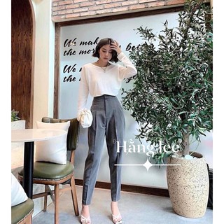 ( SẴN) QUẦN VẢI XẾP LY CẠP CAO 2 CÚC
