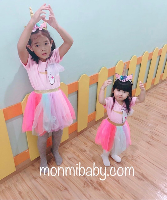 SET VÁY ÁO CÔNG CHÚA NGỰA UNICORN - MY LITTLE PONY LOẠI 1 SIÊU XINH BÉ GÁI
