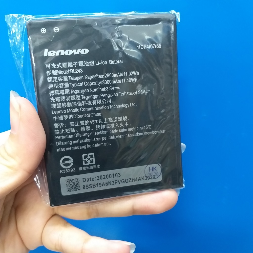 Pin Lenovo K3 Note A7000  A7000 Plus BL243 Chính Hãng