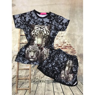 Combo bộ mặc nhà tay ngắn quần ngắn.23