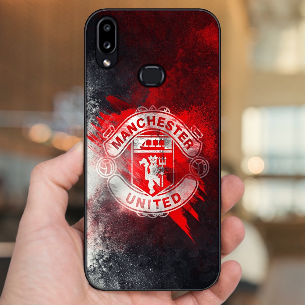 Ốp lưng Samsung A10S viền đen in hình MU Manchester United