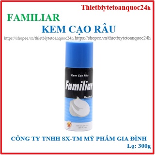 Kem (bọt) cạo râu hương bạc hà Familiar Menthol 300g