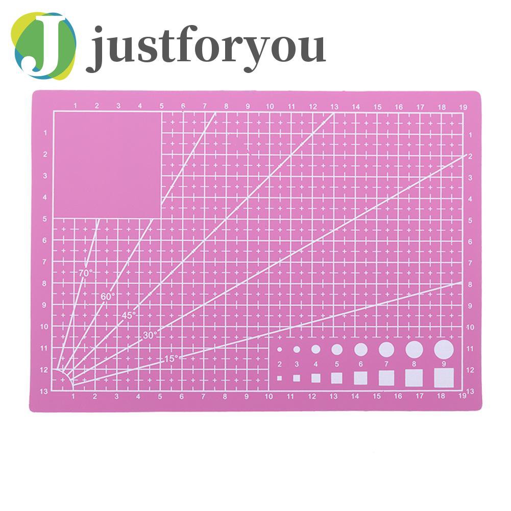 Justforyou2 PVC Cutting Board DIY Patchwork Mat Pad Self-healing Leather Cutting Mat