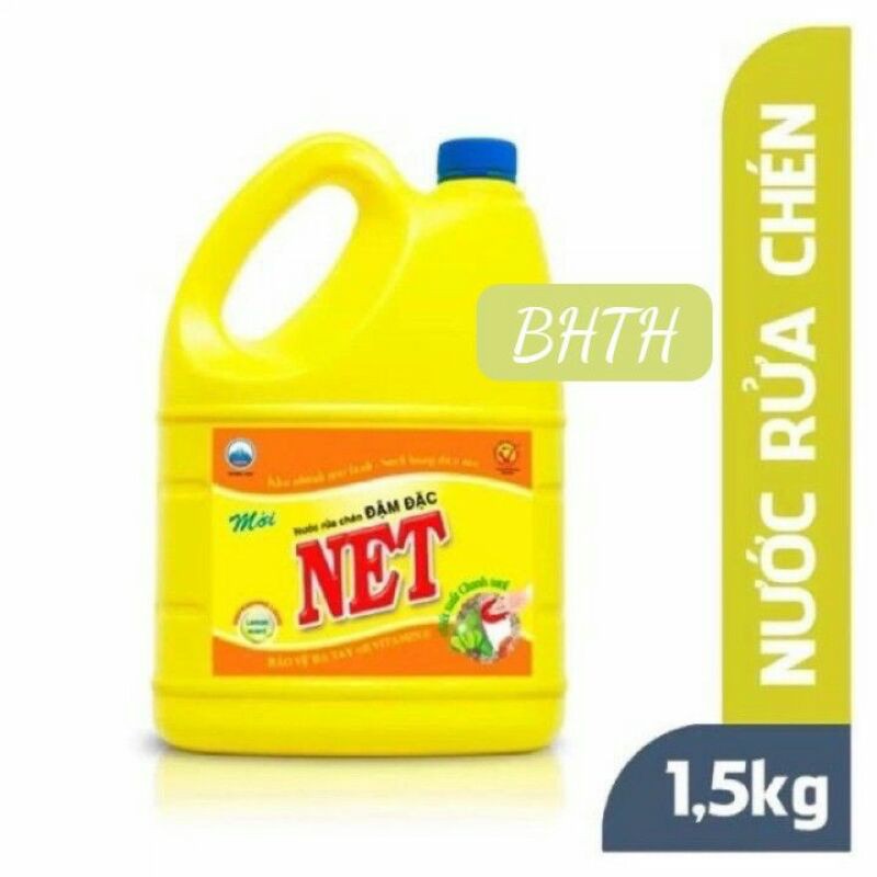 Nước rửa chén NET hương chanh 1,5kg