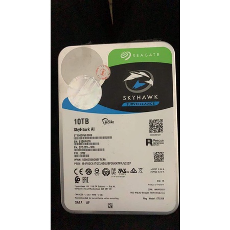 ổ cứng hdd chuyên camera skyhawk AI 10tb