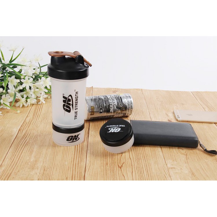 Bình đựng nước bình lắc Shake bottle ON Gold Standard 3 ngăn tiện dụng