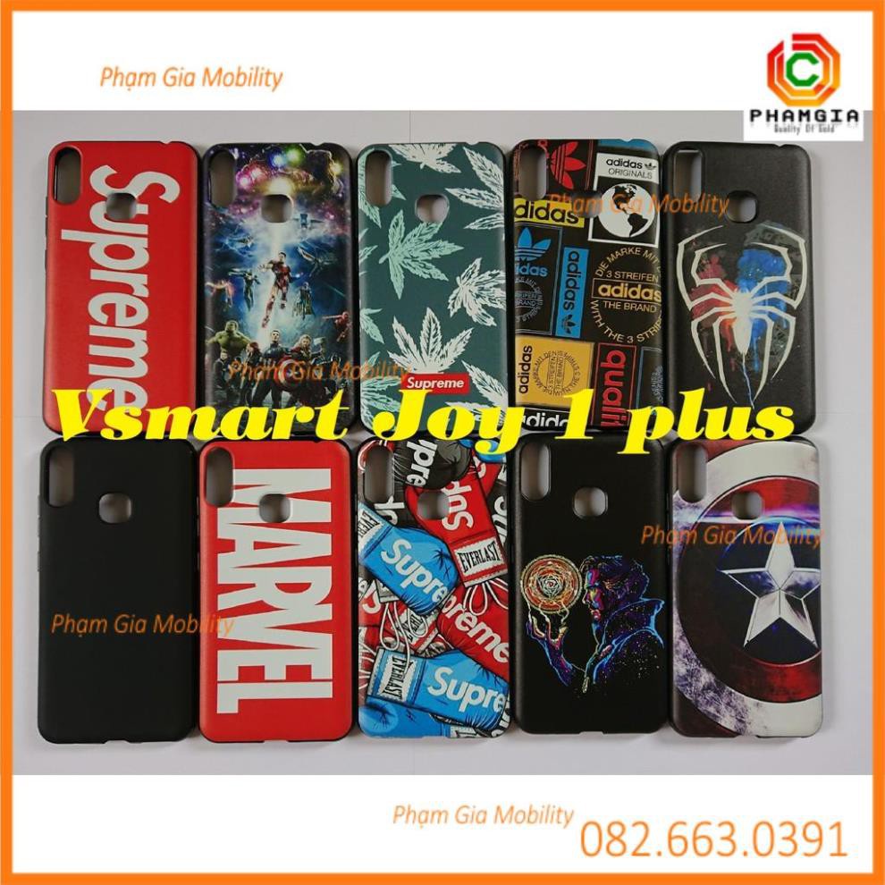 Ốp lưng Vsmart Joy1 plus dẻo đen in hình đẹp - series 1