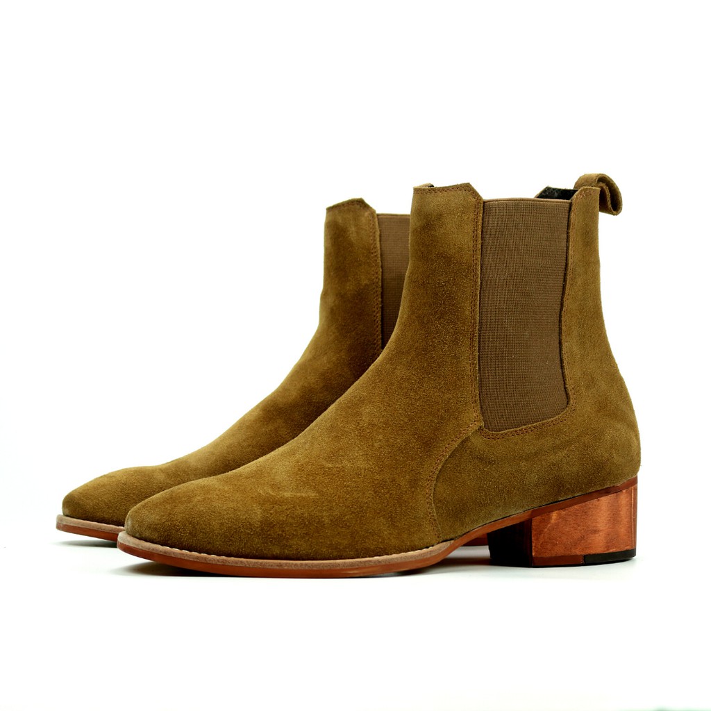 Chelsea boots tobacco high heel August | BigBuy360 - bigbuy360.vn