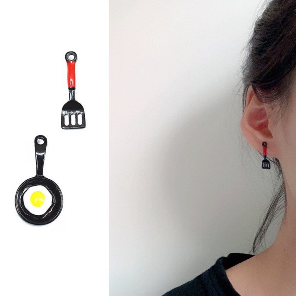 Khuyên Tai Hình Trứng Chiên Ngộ Nghĩnh Cho Nữ A344