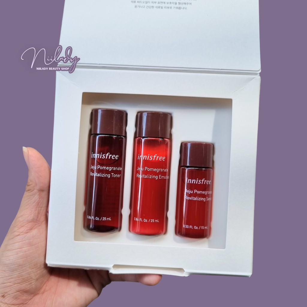 (TL HSD 2/2023) Bộ dưỡng mini Innisfree Jeju Pomegranate Revitaling Special Kit