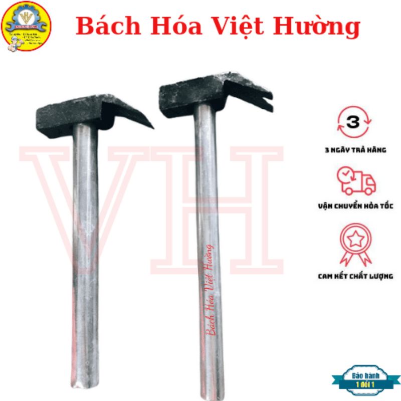 [SIÊU BỀN] Búa nhổ đinh cán tuýp sắt hàn chắc chắn siêu bền, búa cán sắt loại 0,5 và 1kg - Bách Hóa Việt Hường