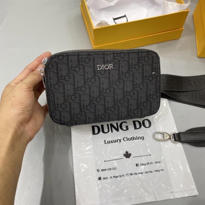 Túi chéo dior vải dệt cực đẹp dành cho cả nam và nữ TC113