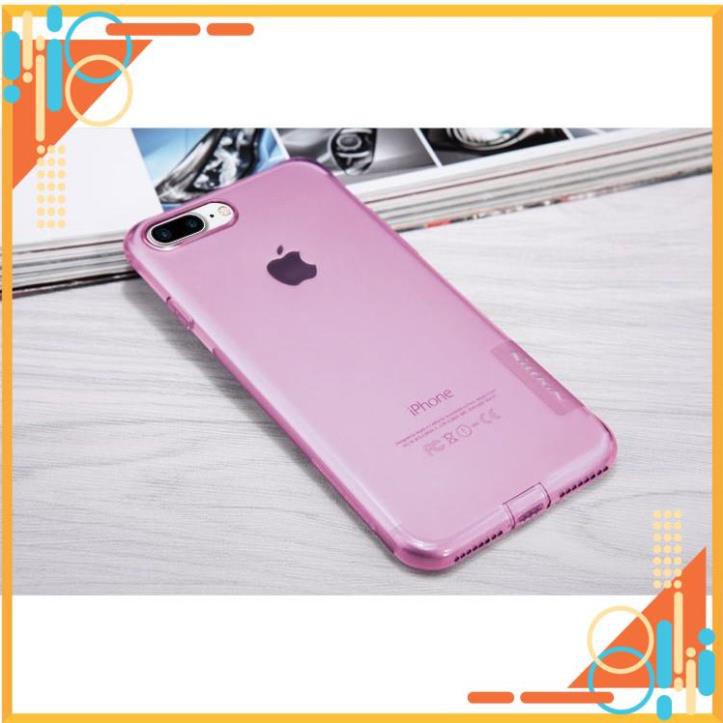 [ BH 1 ĐỔI 1] Ốp lưng dẻo iPhone 7 Plus / iPhone 8 Plus Nillkin (Trong suốt) - Hàng chính hãng