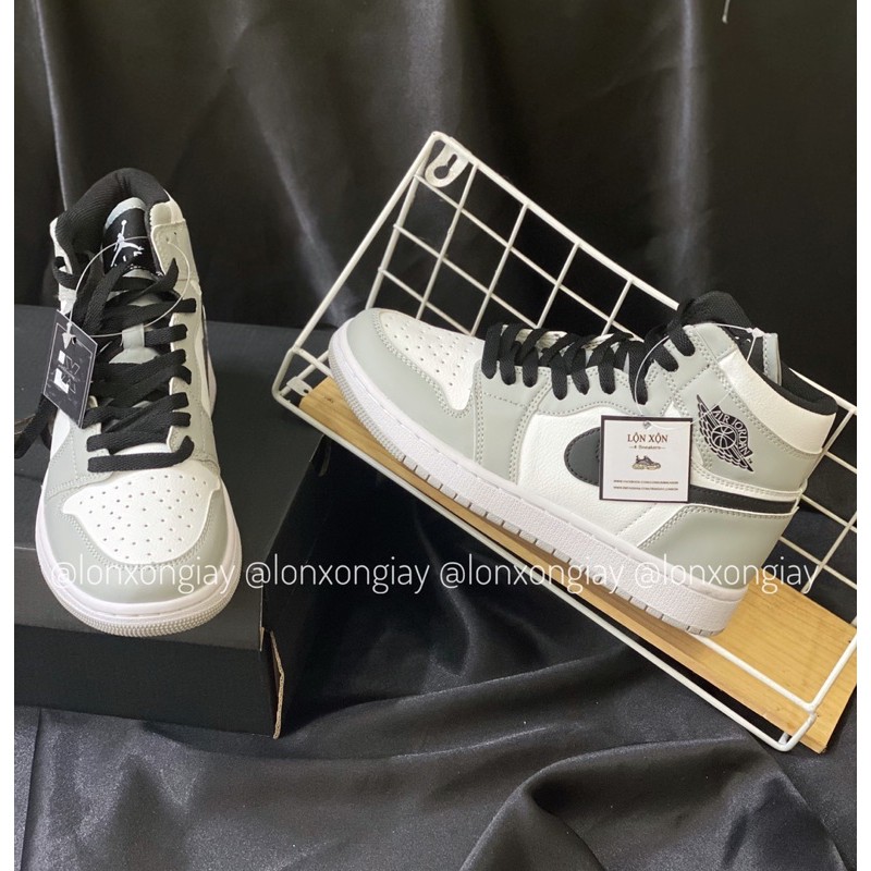 [ ảnh thật ] GIÀY THỂ THAO JD 1 grey smoker cao cồ | BigBuy360 - bigbuy360.vn