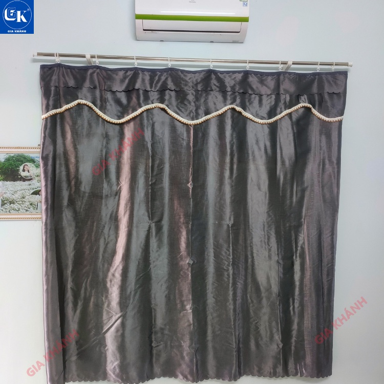 màn cửa rèm ri đô móc thẳng rèm thử đồ thay đồ live màn cửa sổ cản nắng