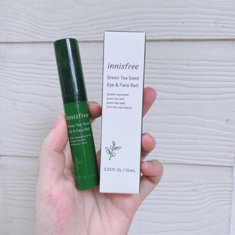 Thanh Lăn Mắt Tinh Chất Trà Xanh Innisfree Green Tea Seed Eye &amp; Face Ball