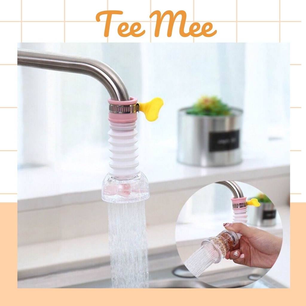 Đầu vòi nước xoay 360 độ tiện dụng - đầu vòi nước tăng áp lực thông minh - Tee &amp; Mee