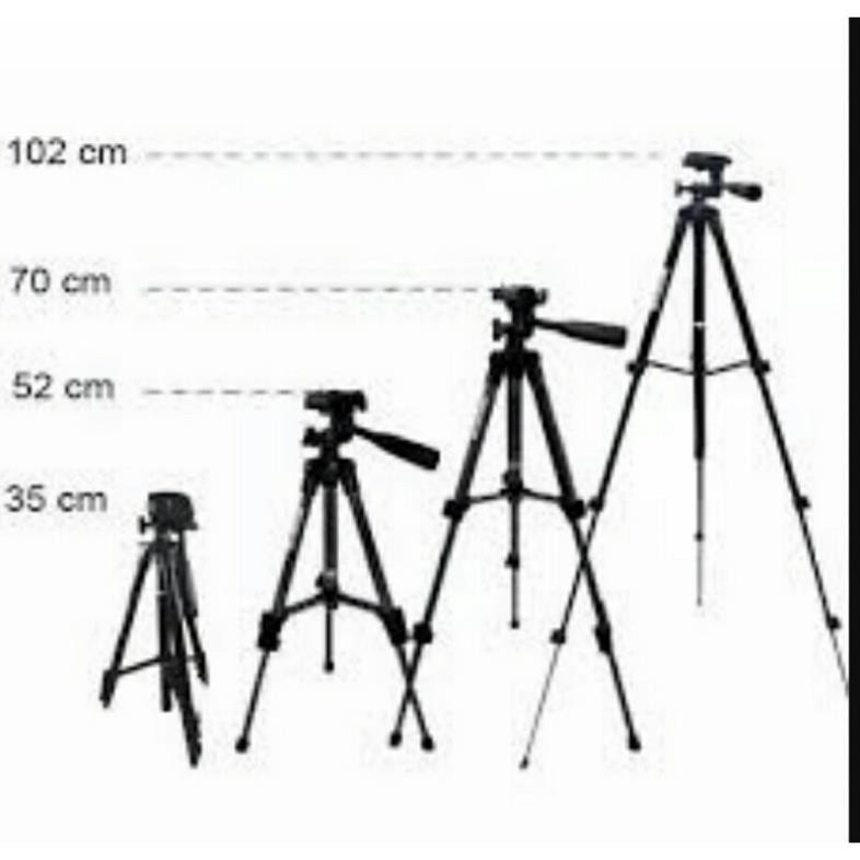 Gậy Chụp Ảnh 3 Chân Tripod Suport 3120, Thiết Bị Hỗ Trợ Chụp Ảnh, Selfie, Livestream