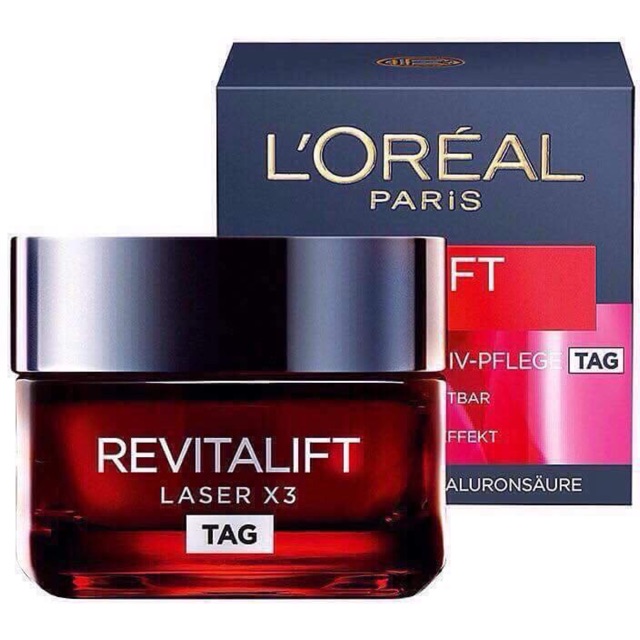 Bộ sản phẩm serum và kem dưỡng loreal X3