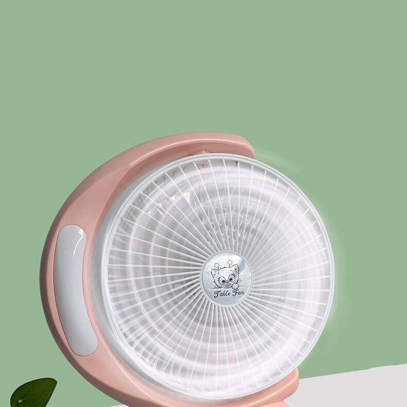 Quạt Sạc Tích Điện để bàn Có Đèn Siêu Mát QG-5590 | BigBuy360 - bigbuy360.vn