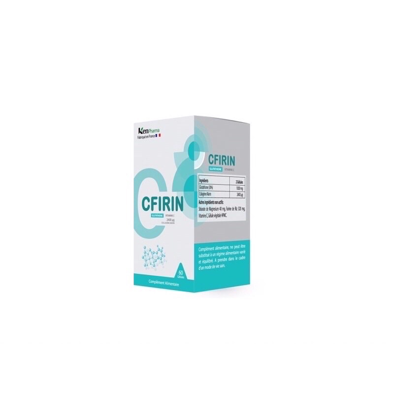 Cfirin Pháp lọ 60 viên - dưỡng trắng,làm đẹp da,giảm sạm,nám,tàn nhang